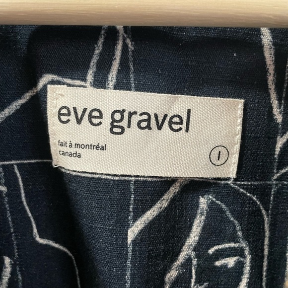 Eve Gravel black and white pattern light jacket - Picture 3 of 4